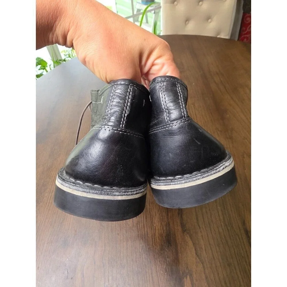 Steve Madden Harken 017 Chukka Mens Black Leather Boots - Size 9.5